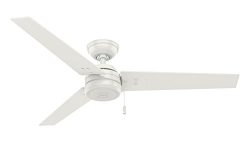 Hunter 52 in. Outdoor Ceiling fan in Fresh White, 3-Blade (Certified Refurbished)