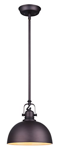 CANARM LTD. IPL222B01ORB Canarm LTD IPL222B01ORB Polo 1-Light Pendant Oil Rubbed Bronze