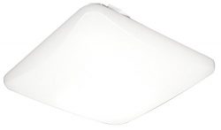 Lithonia Lighting FMLSDL 20 35840 M4 20 in. 44W White LED Square 120V Dimmable Ceiling 4000K, 44 ...