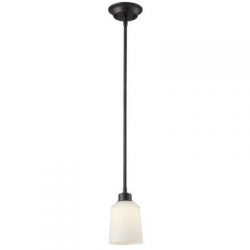 Canarm Quincy 1 Light Pendent Finish: Brushed Nickel