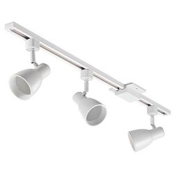 Lithonia Lighting LTKSTBF BR20 MW M4 3-Light step Baffle Track Kit, White