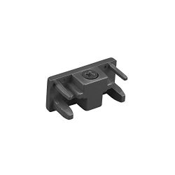 WAC Lighting H-ENDCAP-BK H Track End Cap, Black