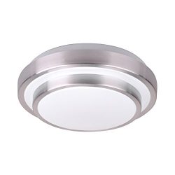 Modern LED Flush Mount 15w 1500lm Aluminum Acrylic Ceiling Light 11″ Round