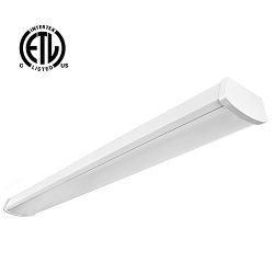 Hykolity 4ft 40W LED Garage Shop Light Wraparound Flushmount Commercial Office Ceiling Lamp 2800 ...