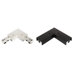 Black/White Linear Track Light Connector