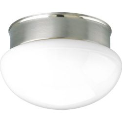 Progress Lighting P3410-09 2-Light Close-To-Ceiling Fixture, Brushed Nickel