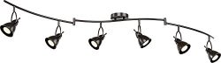 Pro Track Thorndale 6-Light Bronze LED Track Kit Fixture