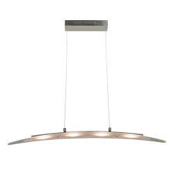 FOSHAN MINGZE Stylish Contemporary LED Pendant Light with Adjustable Height,Chrome Finished Chan ...