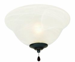 Design House 154211 3 Light Ceiling Fan Light, Oil Rubbed Bronze