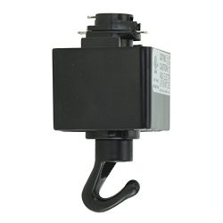 Direct-Lighting H System Track Adapter with Hook H870-BK (BLACK)