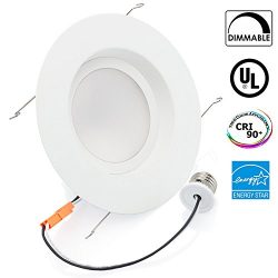 16Watt 5/6-inch ENERGY STAR UL-listed Dimmable LED Downlight Retrofit Recessed Lighting Fixture  ...