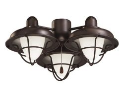 Emerson Ceiling Fan Light Fixtures LK40ORB Boardwalk Cage Ceiling Fan Light Kits,  Medium Base C ...