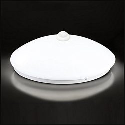 AFSEMOS Motion Sensor Light,18W PIR LED Ceiling Light,Auto On/Off Night Lights,14”,1600LM, ...