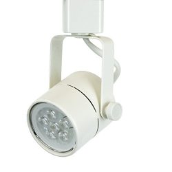 Direct-Lighting 50154L White GU10 LED Track Lighting Head – With 6K Daylight White 7.5W LE ...