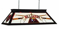 RAM Gameroom Products 44-Inch Billiard Table Light with KD Frame, Red, 44-Inch