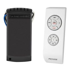 PECHAM F2 Universal Ceiling Fan Lamp Remote Controller Kit & Timing Wireless Remote Control  ...