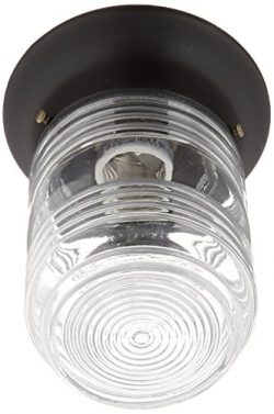 Boston Harbor HV-66919-BK3L Porch Light Jelly Jar, Black