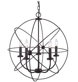 CANARM ICH282B05ORB25 Sumerside 5 Light Chandelier