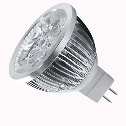 SODIAL(R) 4W Dimmable MR16 LED Bulb/3200K Warm White LED Spotlight/50 Watt Equivalent Bi Pin GU5 ...