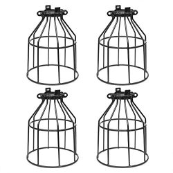 Supmart Metal Bulb Guard, Clamp On Steel Lamp Cage for Hanging Pendant Lights and Vintage Lamp H ...