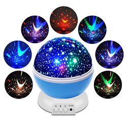 Constellation Night Light Projector, Planetarium Cosmos Star Projector with 360 Rotation Starry  ...