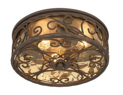 Casa Seville 12″ Wide Indoor -Outdoor Ceiling Light Fixture