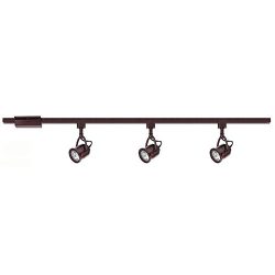 3 Light Antique Bronze Linear 4.25″h x 4.25″w x Antique Bronze