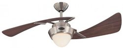 Westinghouse 7214100 Harmony Two-Light 48-Inch Two-Blade Indoor Ceiling Fan, .#GH45843 3468-T345 ...