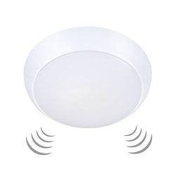 Ustellar 15W Motion Sensor LED Ceiling Lights Waterproof, 1200lm (120W Equivalent), 10inch Flush ...