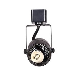 KING SHA Black GU10 Line Voltage Track Lighting Head (BULB NOT INCLUDED)compatible H type 3-wire ...