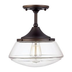 Capital Lighting 3533BB-134 One Light Semi-Flush Fixture