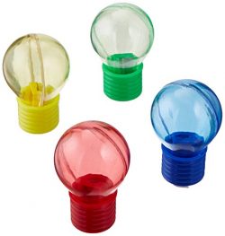 Light Bulb Sharpener, 24 Per Unit ~ Approx. 2.5″ ~ Assorted Colors ~ New ~ School Prizes,  ...