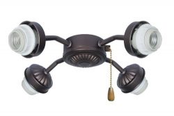 Emerson Ceiling Fans F440ORB 4-Light Arm Fitter in Oil Rubbed Bronze