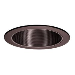 WAC Lighting R-620-CB 6-Inch Recessed Trim with Step Baffle Baffle/Trim, Bronze