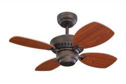 Monte Carlo 4CO28RB Colony II Ceiling Fan, 28″, Roman Bronze