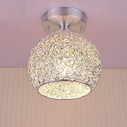 Goeco Mini Modern Chandeliers Creative Aluminum Ceiling Light for Girls Room,Bedroom,Hallway and ...