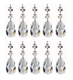 Pendants-teardrop Chandelier Crystal Pendants Glass Pendants Beads Pack of 12