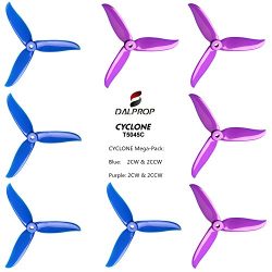 DALPROP CYCLONE Drone Propeller – FalcoRC 3 Leaf Props Tri-Blade High-Speed Propeller T504 ...