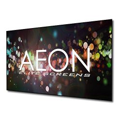 Elite Screens Aeon, 110-inch 16:9, Ambient and Ceiling Light Rejecting Fixed Frame  EDGE FREE Pr ...