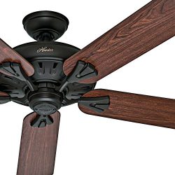 Hunter Fan 60″ New Bronze Finish Ceiling Fan with Adaptable Light Kit-Energy Star Rated (C ...