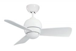 Emerson Ceiling Fans CF130WW Tilo Modern Low Profile/Hugger Indoor Outdoor Ceiling Fan, Damp Rat ...