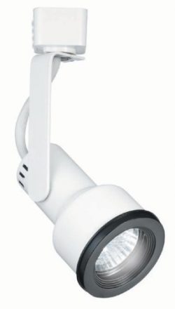 Juno Lighting R713WH Step 1-Light Cylinder Track-Master Head, White Finish