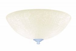 Emerson Ceiling Fans LK83SW White Linen Light Fixture for Ceiling Fans, Medium Base CFL