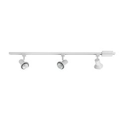 Catalina Lighting 15678-002 3-Light Linear Track Lighting Kit with Adjustable Heads and Easy Ins ...