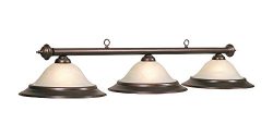 3-Light Billiard Fixture in Oil Rubbed Bronze Finish