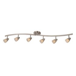 Portfolio 6-Light Chrome Contemporary Track Lighting 17319-000