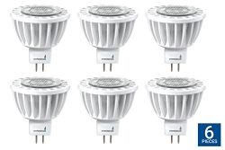 Hyperikon MR16 GU5.3 LED 7W (50W Replacement), 3000K (Soft White Glow), CRI90+, 490lm, Spot Ligh ...