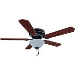 Hardware House 207089 Ceiling Fan, Oil Rubbed Bronze finish