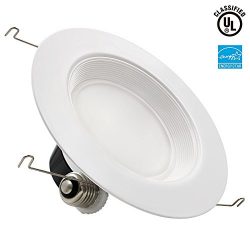 18Watt 5/6-inch High CRI Wet Location Dimmable Retrofit LED Recessed Lighting Fixture, UL-classi ...