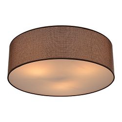 RH RUIVAST Modern Ceiling Drum Light Semi Flush Mount Ceiling Light Contemporary 3 Lights Ceilin ...